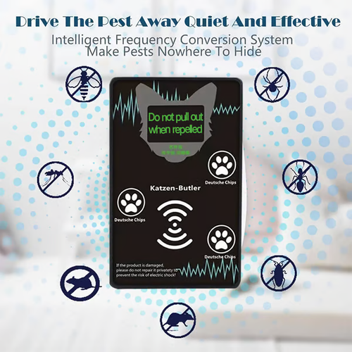 Ultrasonic electronic mouse repeller