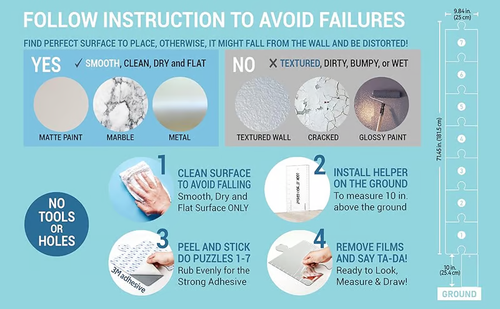 👩‍👦Growth Chart Mirror for Kids