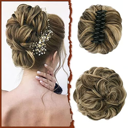 Claw Clip Messy Bun Hair Piece