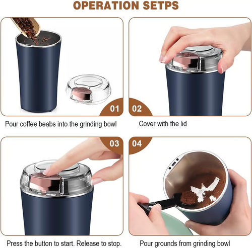 Mini Stainless Steel Electric Grain Grinder