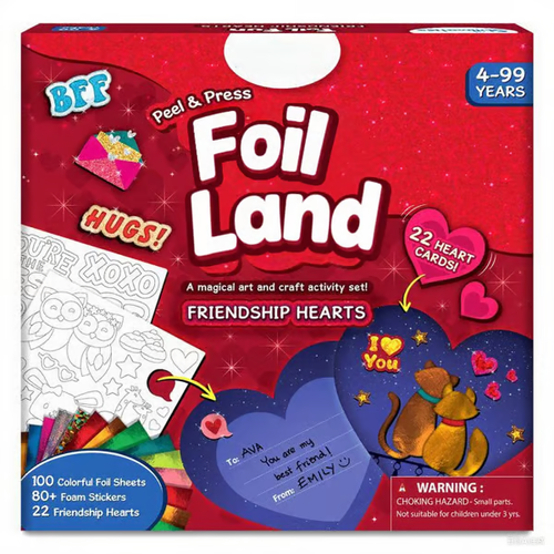 💥Foil land& Craft Activity 🤲💓No Mess Art Kit
