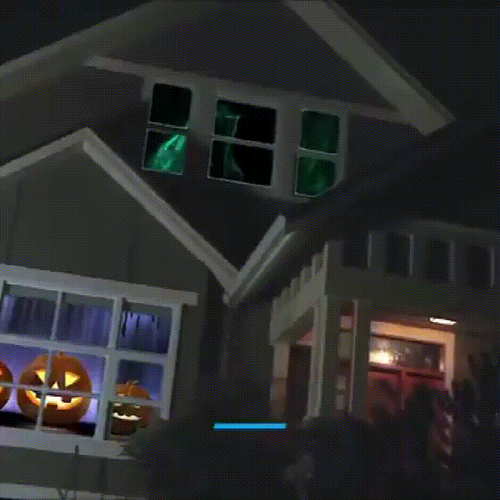 Halloween Pre-Halloween Holographic Projection