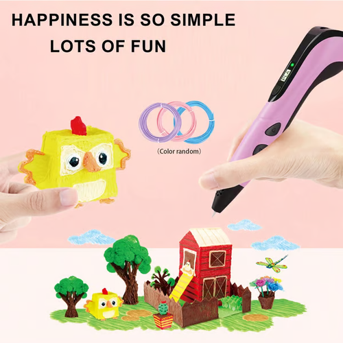 NEW 3D Printing Pen 3d Pen Set for Kids Chidren Child's Birthday Christmas Creative DIY Gift LCD Display with PLA Filament