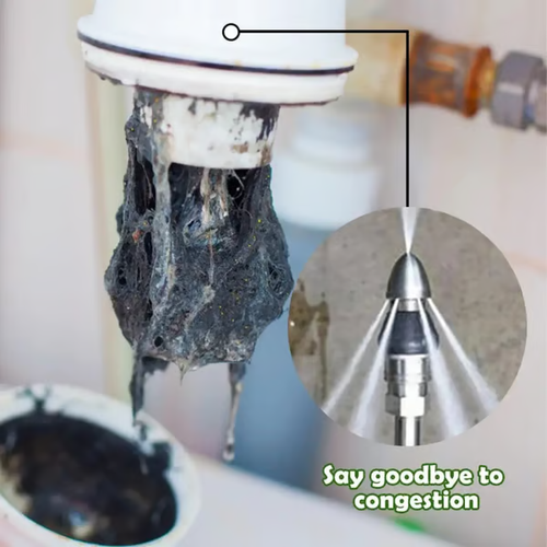 🔥Sewer Cleaning Tool High-pressure Nozzle