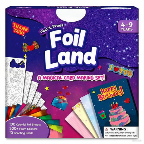 💥Foil land& Craft Activity 🤲💓No Mess Art Kit