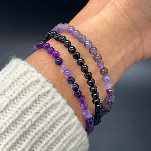 🔥2025 New Amethyst Stress Relief Beaded Bracelet Set
