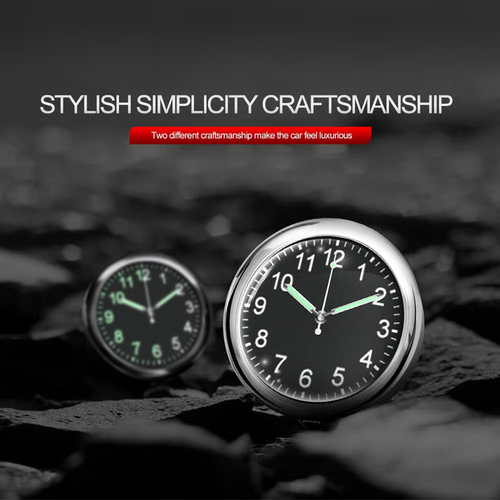 🔥Vintage gift-Luminous decoration mini clock for car