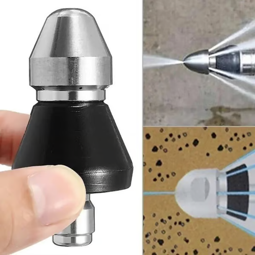 🔥Sewer Cleaning Tool High-pressure Nozzle