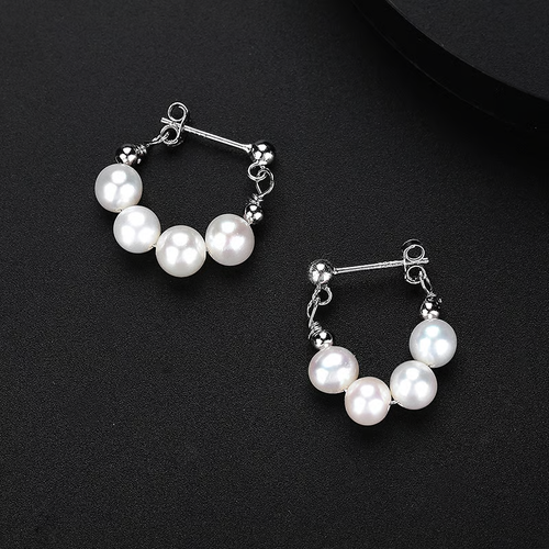 💝To My Dearest Daughter👩❤️👧elegant pearl earrings