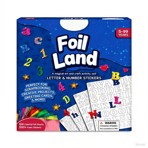 💥Foil land& Craft Activity 🤲💓No Mess Art Kit