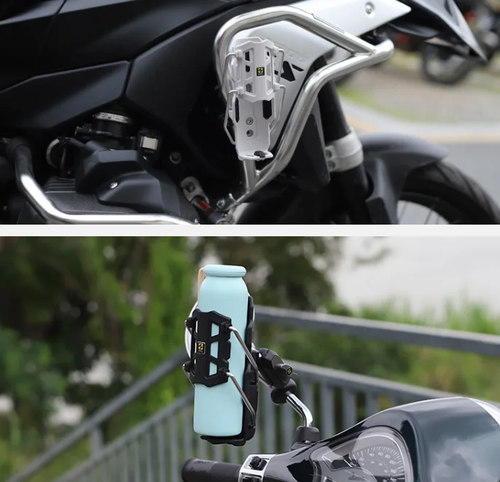 SMNU Shima Falcon S Adaptive Motorcycle Bumper Cup Holder