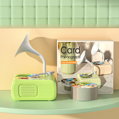 🎶Kids Phonograph with 99 Cards👶Early Education Phonograph Story Machine