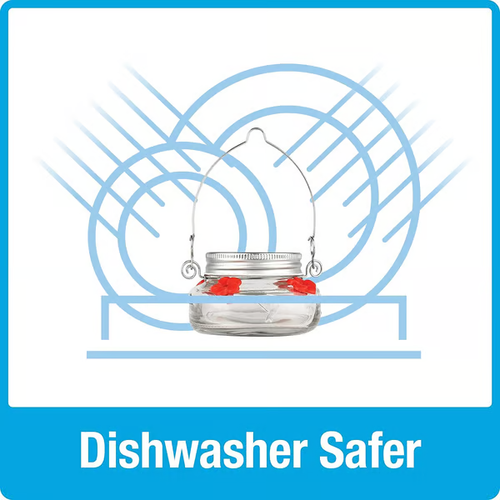 Beautiful Plastic Jar Hummingbird Feeder Four Ports