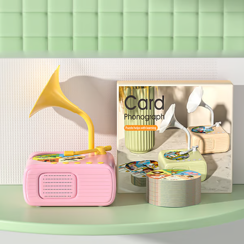 🎶Kids Phonograph with 99 Cards👶Early Education Phonograph Story Machine
