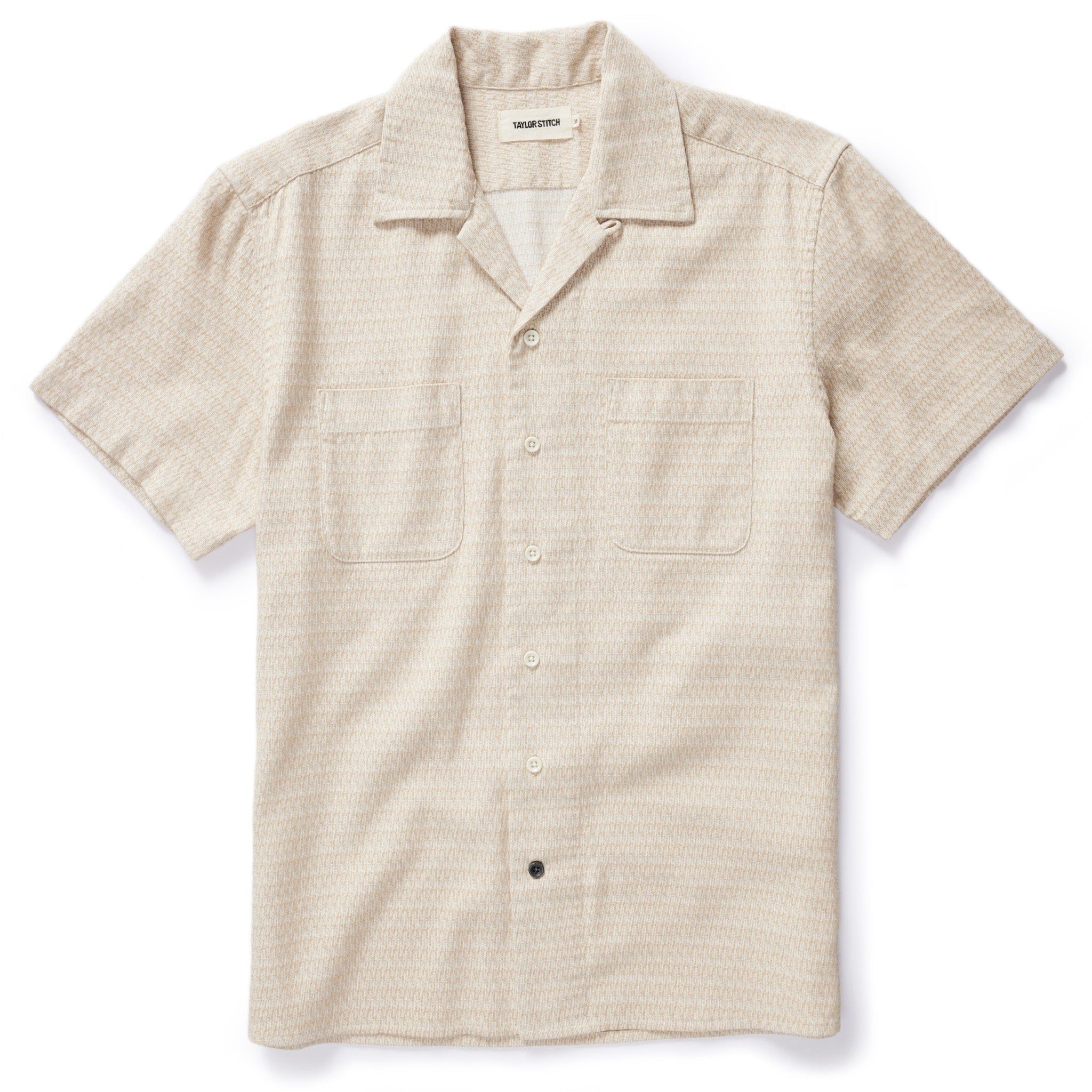 Usnrw Conrad Shirt in Sand Jacquard