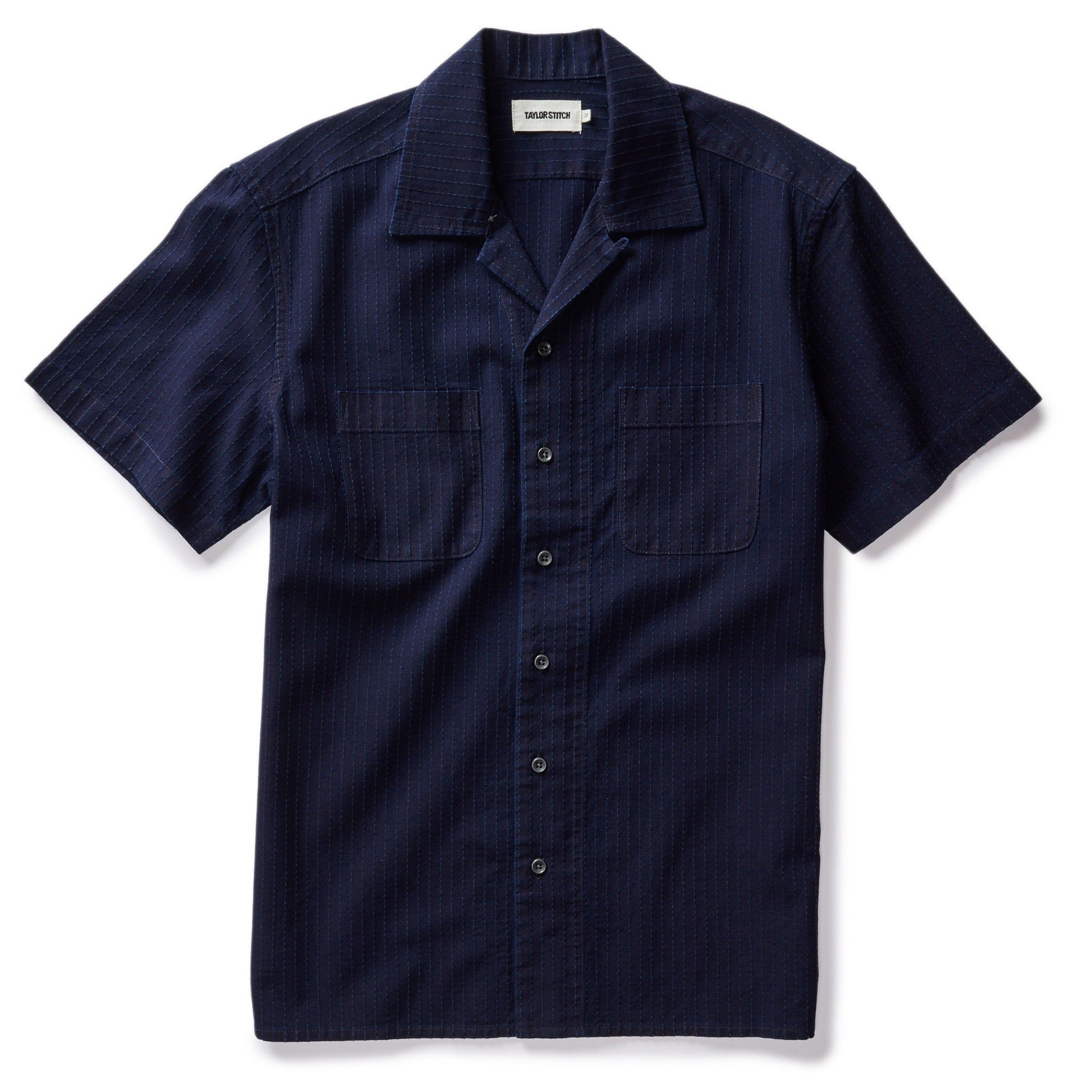 Usnrw Conrad Shirt in Rinsed Indigo Pickstitch