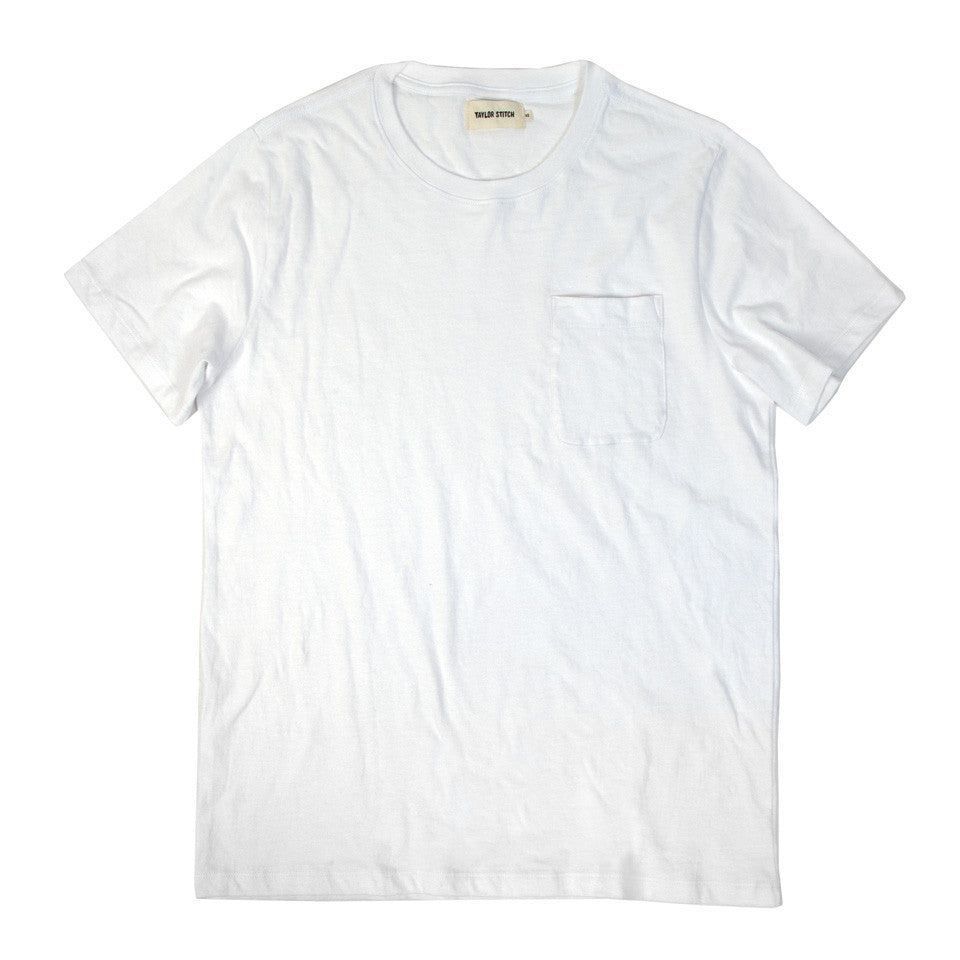 Usnrw Crewneck Pocket Tee in White