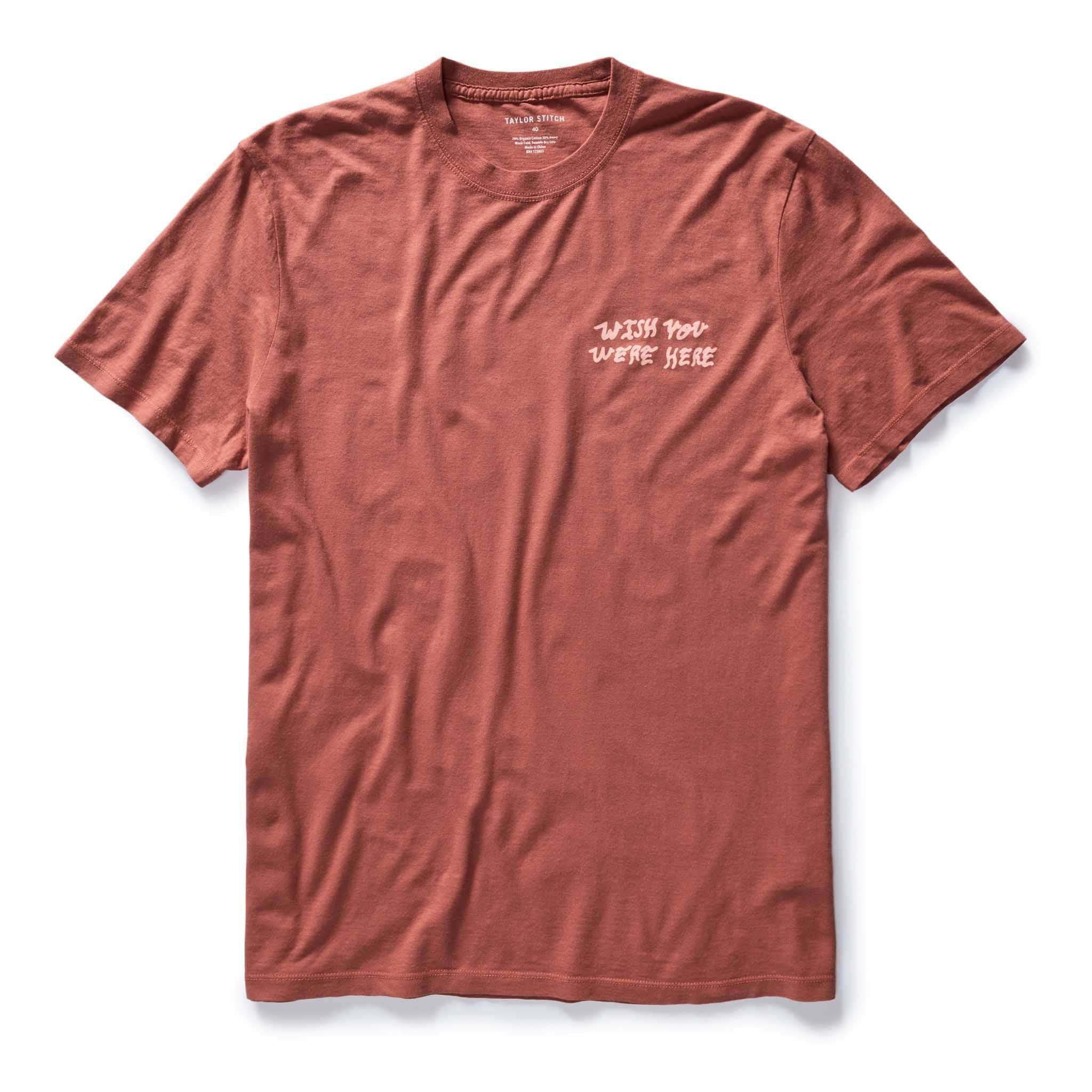 Usnrw Cotton Hemp Tee in Wish You Were Here