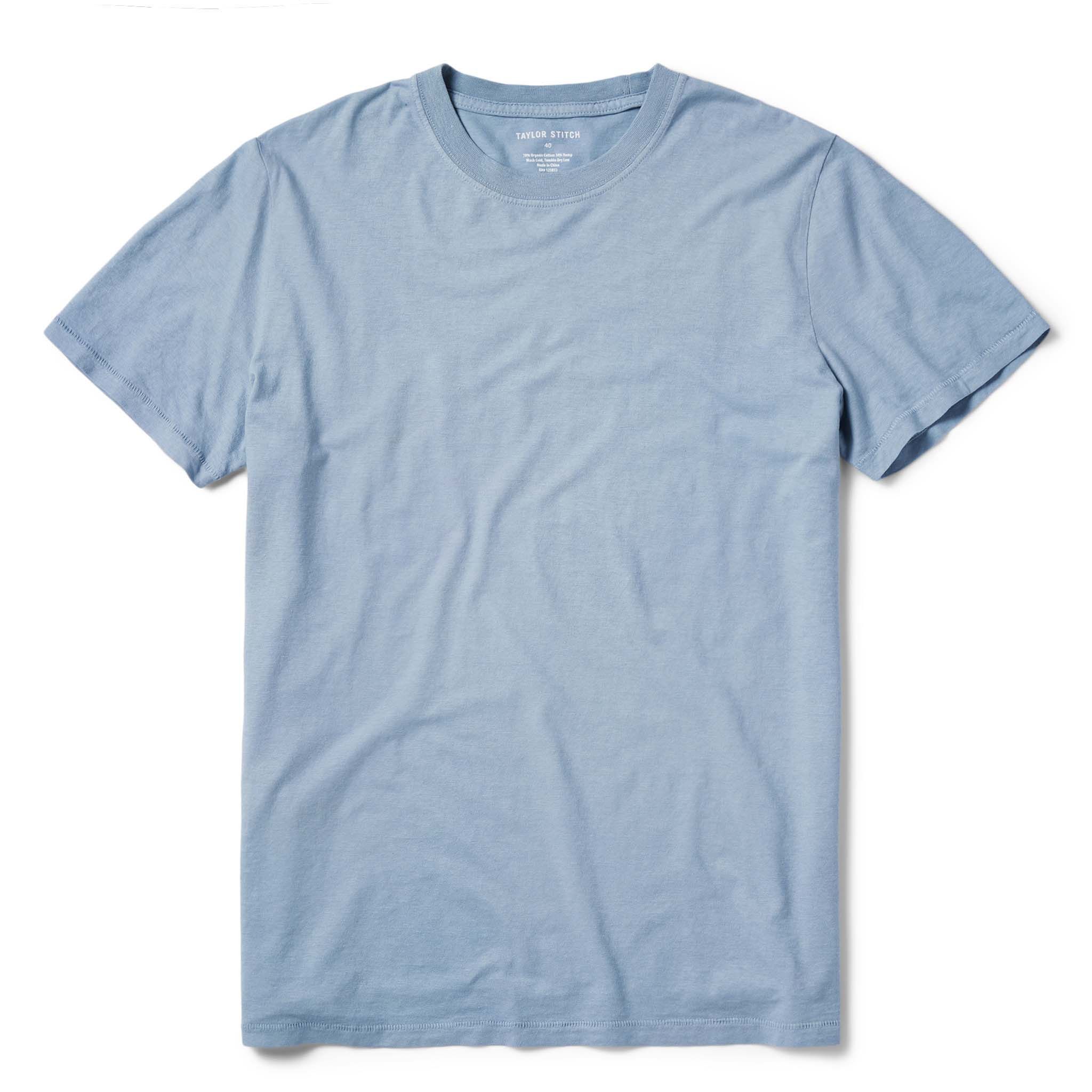 Usnrw Cotton Hemp Tee in Ocean