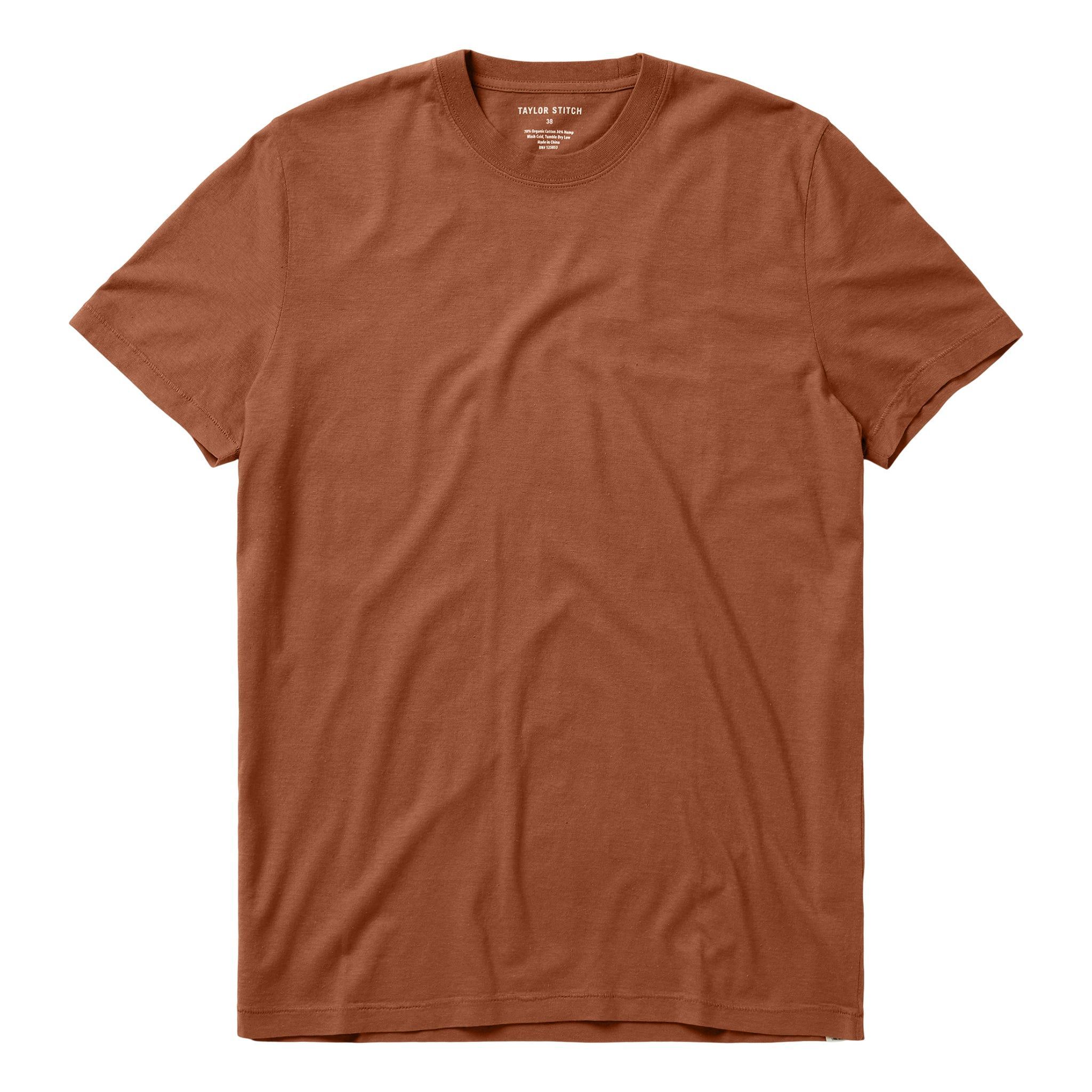 Usnrw Cotton Hemp Tee in Copper