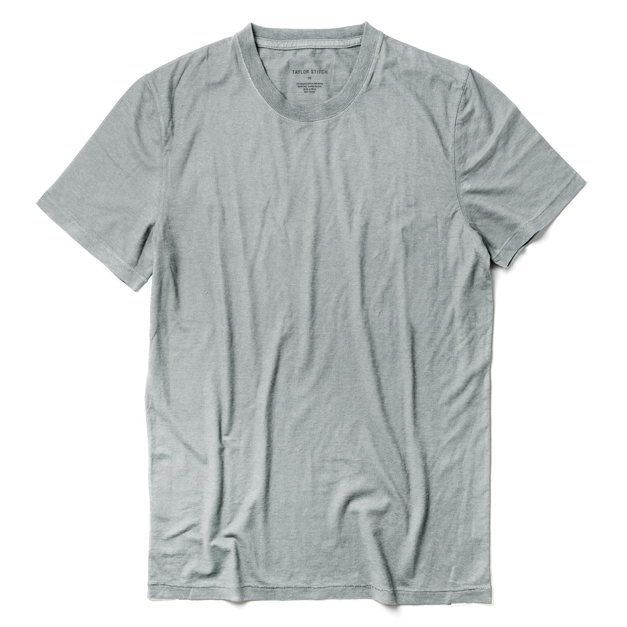 Usnrw Cotton Hemp Tee in Bay Mist