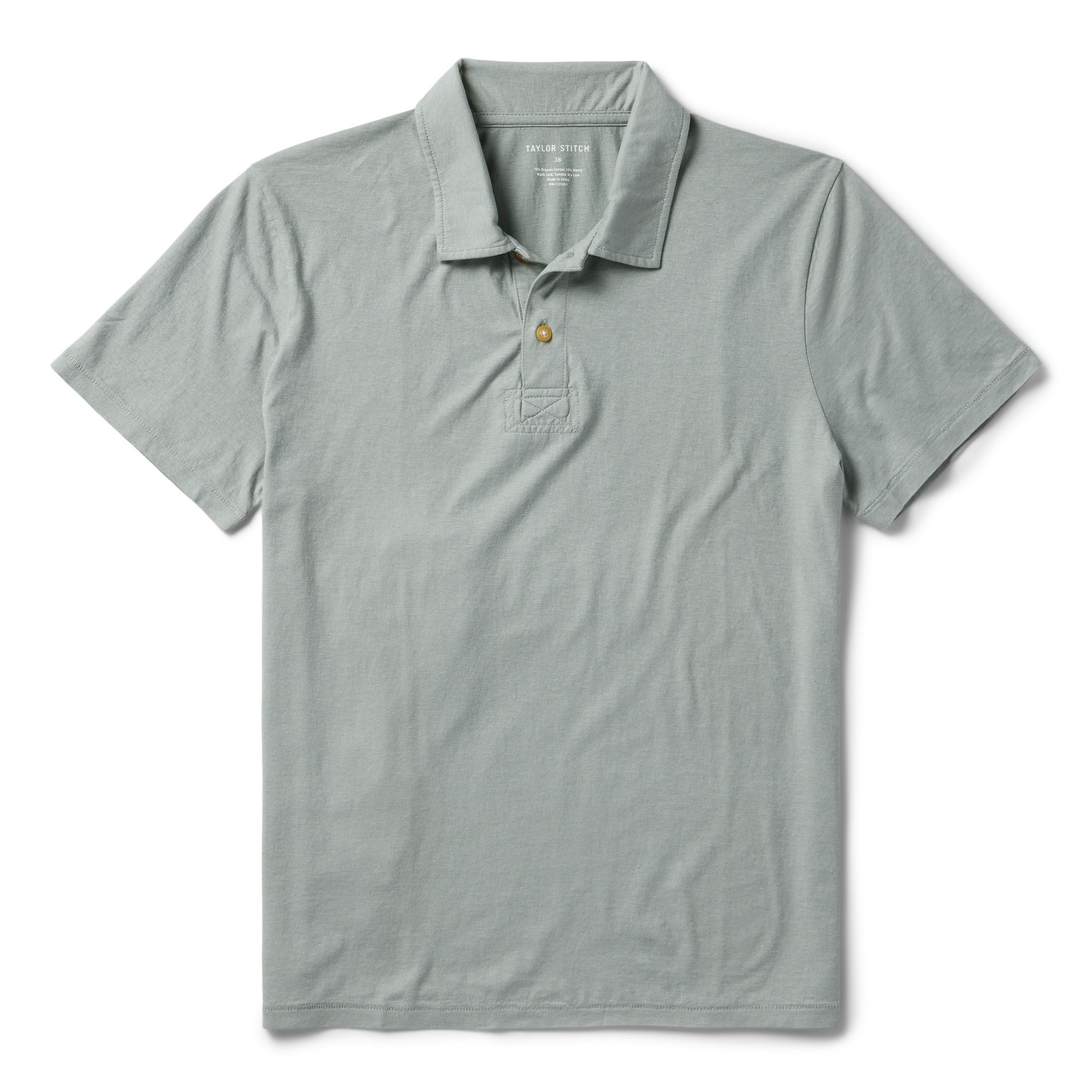 Usnrw Cotton Hemp Polo in Slate