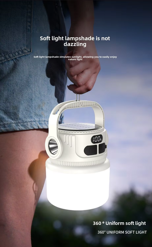 ✨ Outdoor Camping Light ✨ Solar-powered emergency light✨ No electricity bills solar charging✨ Usb output type-cfast charge✨  Six levels of brightness✨