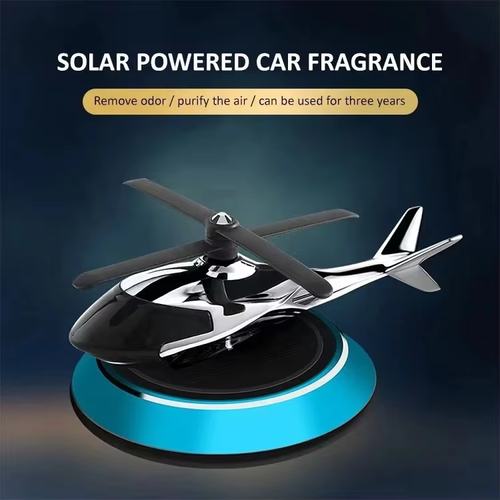 Solar Powered Airplane Car Perfume
