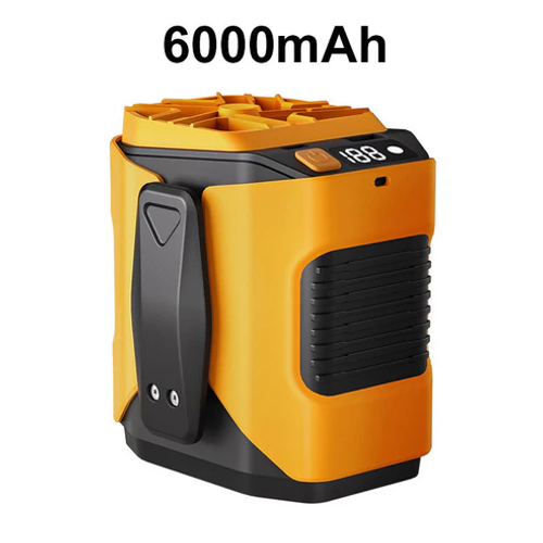 💦 Extra-large ventilation fan, convenient to use in high temperatures, bid farewell to heat and embrace coolness. Release your hands, suitable for those who enjoy fishing, outdoor sports and outdoor work. ❄️ 105 Turbocharged speed continuously adjustable, long lifespan. It can also be used as a rechargeable treasure🛒💝