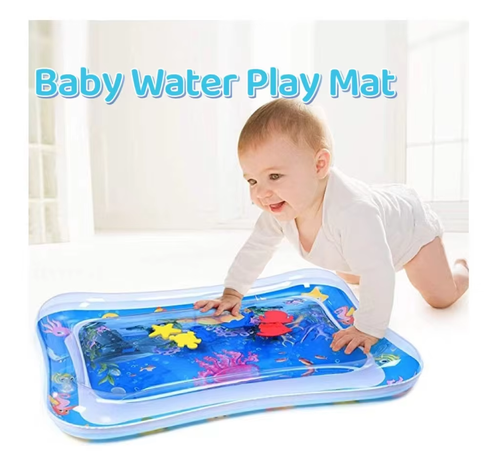 ✨Inflatable Water Mat For Babies✨Designed specifically for infants and young toddlers, this soft, buoyant water mat provides the perfect shallow splash zone for safe water play.Floating small animals can attract the baby's attention and can also help the baby practice crawling.