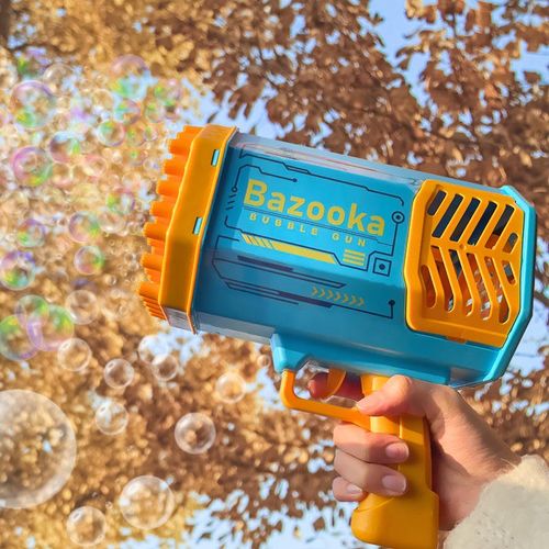 (🔥Summer Hot Sale Now-50% Off) Hole Bubble Gun With Colorful Led Lights