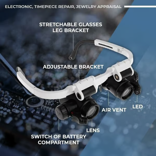 LED Glasses Magnifier 8x 15x 23x(🔥Hot sale 🔥)