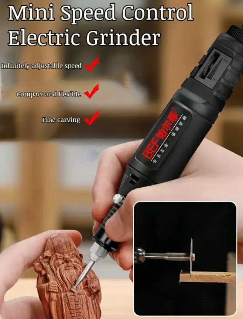 Handcarved multifunctional mini handheld micro electric pen