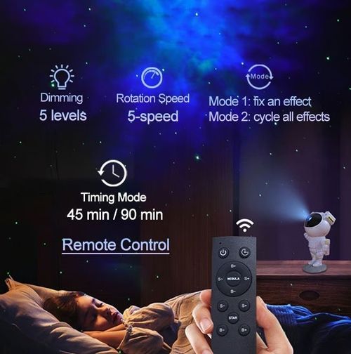 🧑‍🚀360° Adjustable astronaut starry sky light🌏