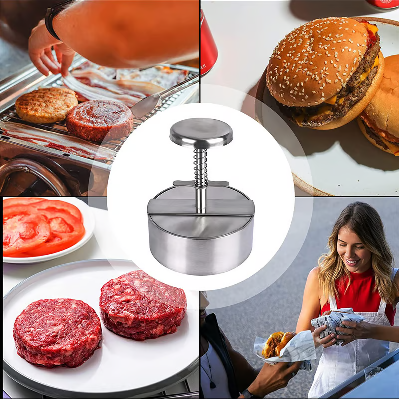 Manual Meat Press for Hamburger Patties✨