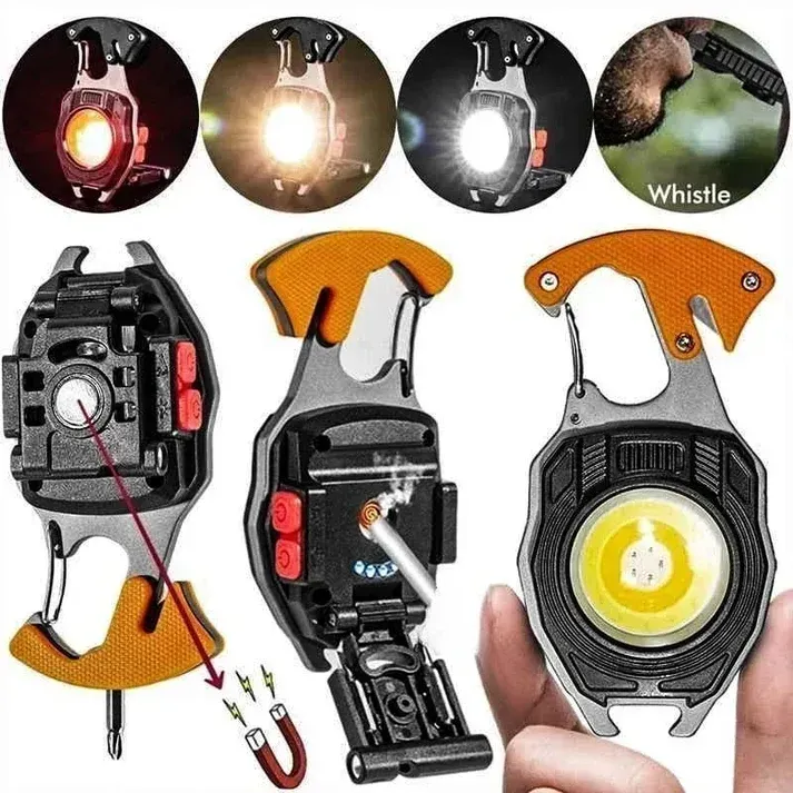 🔥2025 New products-Multifunction Keychain Flashlight💥