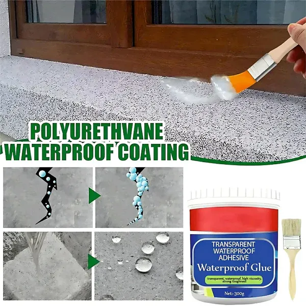 💧Buy 1 Get 1 FREE – Transparent Waterproof Glue + Free Brush!🔥
