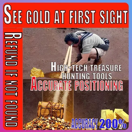 High-precision search for gold, silver and copper cultural relics, exploration of underground 10 meters treasure hunting glasses, pure German imports
