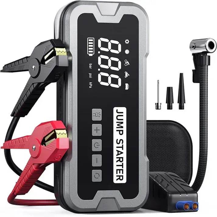 🔥Hot Sale🔥4 in 1 Portable Jump Starter with Air Pump Pro