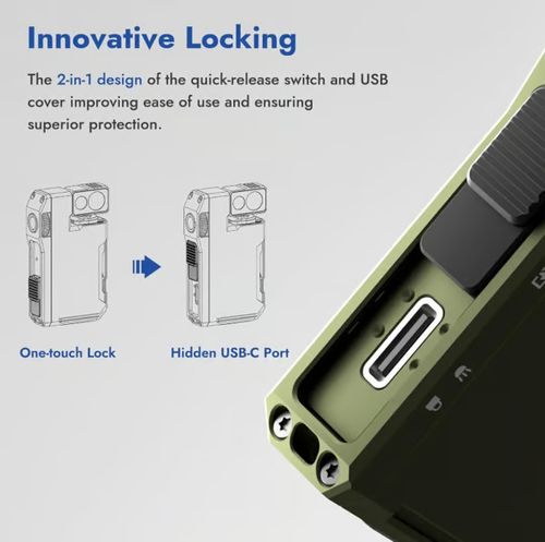 🔥WUBEN G5 Pocket-Sized LED Light - 400LM Brightness, USB-C, Magnetic Clip, Great for Gear Bag, Repairs, Backpacking