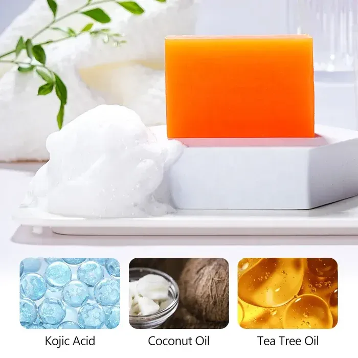 Gaunjing Kojic Acid Brightening Soap Bar - For Face & Body