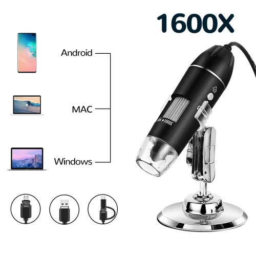 1600X Digital Microscope Camera Electronic Magnification Endoscope