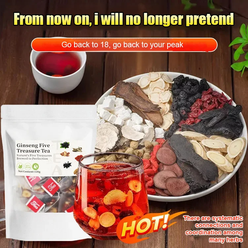 One cup keeps you warm all night - Millennium Ginseng Five Treasures Tea