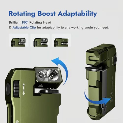 🔥WUBEN G5 Pocket-Sized LED Light - 400LM Brightness, USB-C, Magnetic Clip, Great for Gear Bag, Repairs, Backpacking