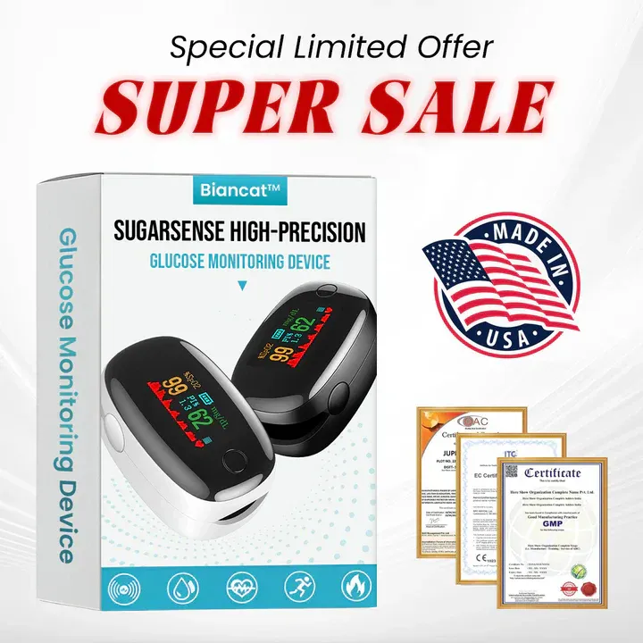 SugarSense Pro™ Non-Invasive & High Precision Glucose Monitor