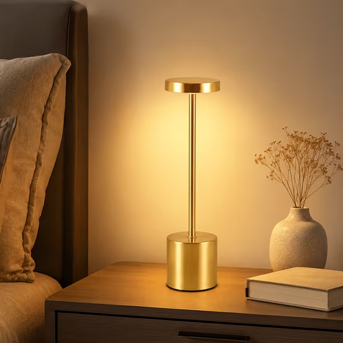 Touch Control LED Desk Lamp, 3 Color Modes Adjustable, USB Rechargeable Eye-Caring Table Light, Portable Reading Lamp for Office, Study Room, Bedroom Bedside, Dining Table Decor Lighting