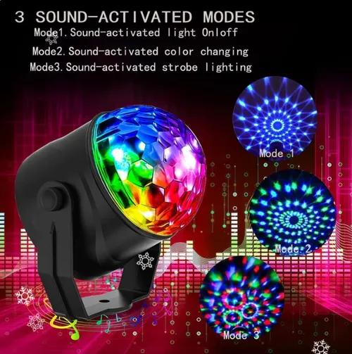 🎄 FESTIVE FEAST DEAL! 50% OFF 🔥Colorful Rotating Magic Disco Ball Light