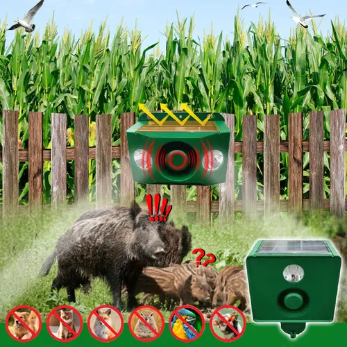 High volume solar warning lights to deter predators 320 sales