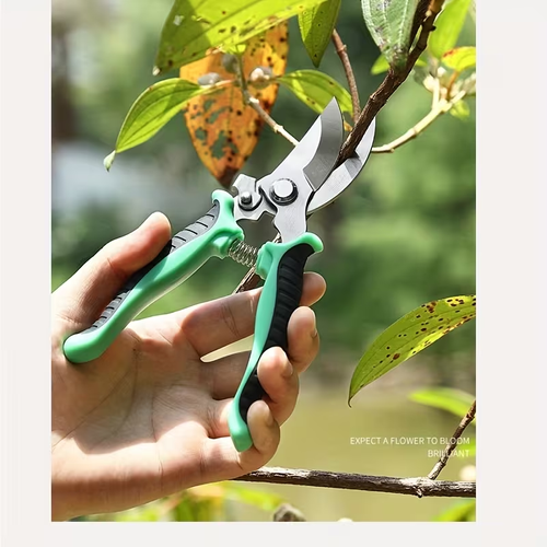 HeavyDuty Garden Pruning Shears Set, Stainless Steel Blades, Ergonomic Non-Slip Handles for Both HandsMulti-Functional Pruning ShearsFruit Picking ShearsBranch Cutters