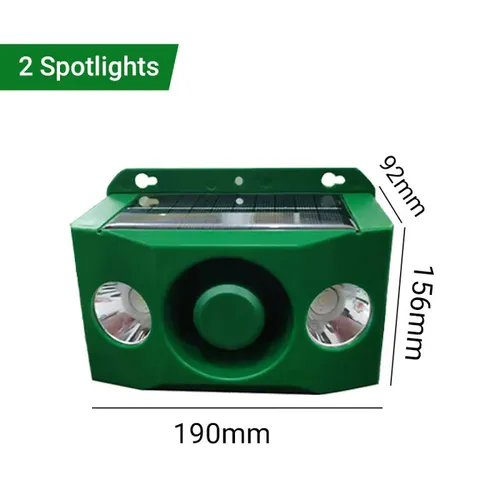High volume solar warning lights to deter predators 320 sales